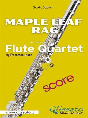 cover image of Maple Leaf Rag--Flute Quartet (score)